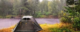 Be prepared to camp in different weather conditions
