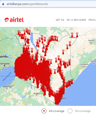 Airtel 4G Network Coverage