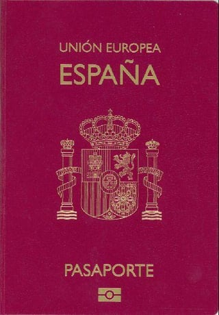 Front Cover of Spanish Passport